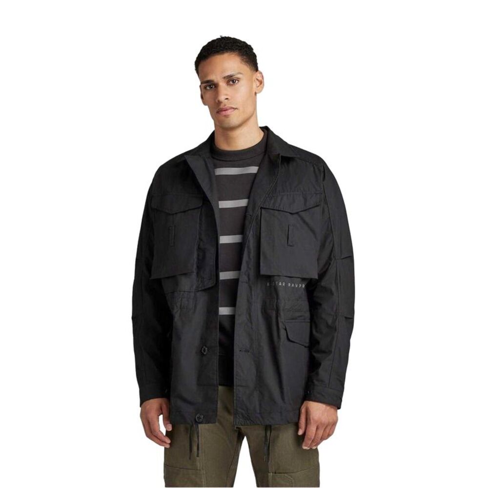 G-Star Mens Woven Field Jacket / Dark Black